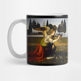 Annunciation by Leonardo Da Vinci Mug